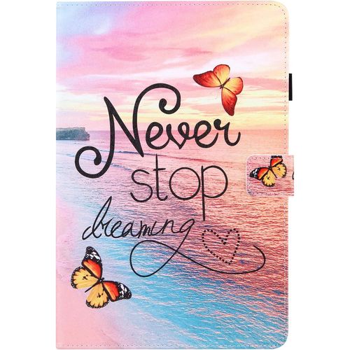 Tablet Coque Pour Samsung Galaxy Tab A7 Lite 8.7/T220/T225,Pu Cuir Flip Housse Étui Support Coque De Tablet,Leightweight Housse Tablette Cover [Non Sommeil/Réveil Automatique] (#F)