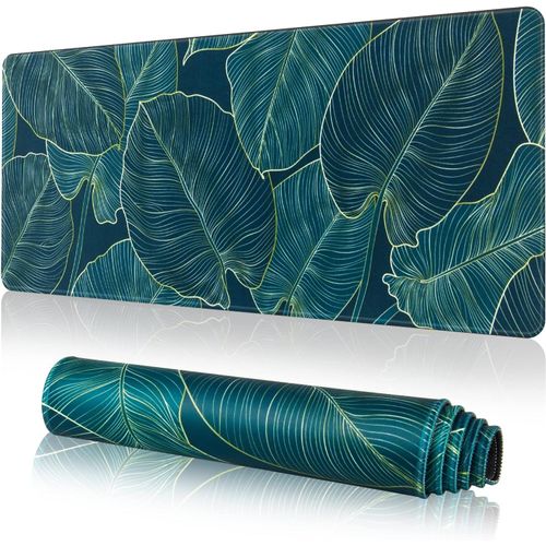 Grand Tapis de Souris de Jeu(800×300×3mm) avec Bords Cousus,Base en Caoutchouc Naturel antidérapant Durable,Tapis de Clavier Lavable,Tapis de Bureau pour Gamer,Bureau..[F47]