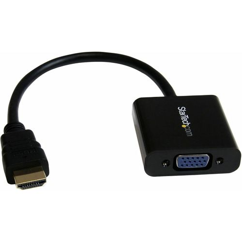 Adaptateur d'Affichage Haut Débit 1080p 60Hz HDMI vers VGA-Convertisseur Vidéo Actif HDMI vers VGA (Mâle vers Femelle) pour Ordinateur Portable/PC/Moniteur (HD2VGAE2)