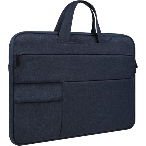 Housse 15 Pouces Ordinateur Portable Sacoche Pochette de Protection Laptop Computer avec Poignée et Poches Compatible 15,4 MacBook Pro,Surface Laptop 3/4 15"",New XPS 15 Touch,Bleu Marin