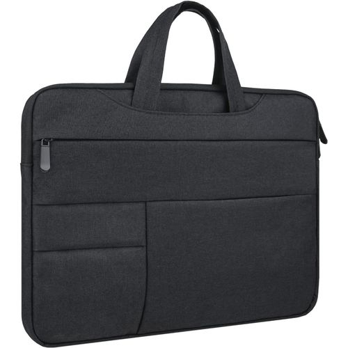 Housse 16 Pouces Ordinateur Portable Sacoche Antichoc étanche Pochette de Protection Laptop Computer avec Poignée et Poches,Compatible avec MacBook 16"" M1 Pro Max A2485,Noir