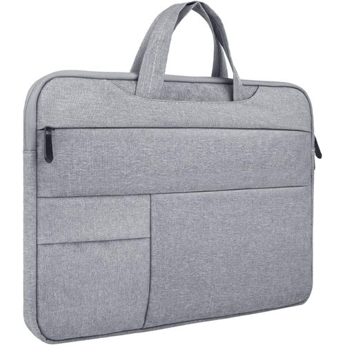 Housse 15 Pouces Ordinateur Portable Sacoche Pochette de Protection Laptop Computer avec Poignée et Poches,Compatible avec 15,4 MacBook Pro,Surface Laptop 3/4 15"",New XPS 15 Touch,Gris