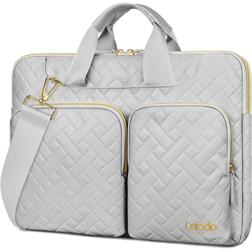 360° Protection Housse Ordinateur Portable pour 15 Pouce New MacBook Air M4 A3241 2025/M3 A3114/M2 A2941 2024-2023,15 Pouce MacBook Pro A1990 A1707,Dell XPS 15 2022-2020 Bag,Gris Sidéral.[F76]
