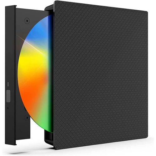 Lecteur CD/DVD Externe,Graveur CD avec USB 3.0 et Type C Portable DVD-RW,Plug and Play pour PC,Laptop,Desktops,Windows 10/8/7/XP/Vista/Linux/Mac OS