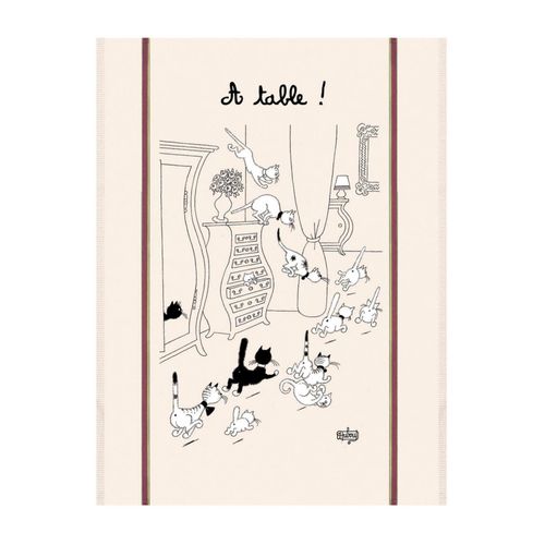 Grand Torchon Dubout Retour Des Courses Ecru 60 X 80 Cm Winkler