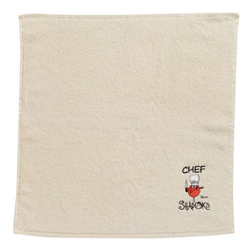 Essuie-Mains Carré Chef Shadoks Ivoire 50 X 50 Cm Winkler