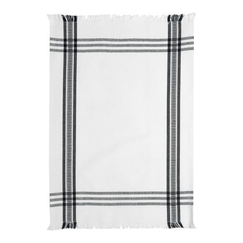 Torchon Recyclé Cruz Noir 50 X 70 Cm Winkler