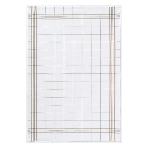 Torchon Carreaux Taupe 50 X 70 Cm Winkler