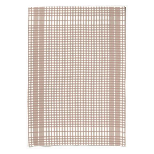 Torchon Petits Carreaux Taupe 50 X 70 Cm Winkler
