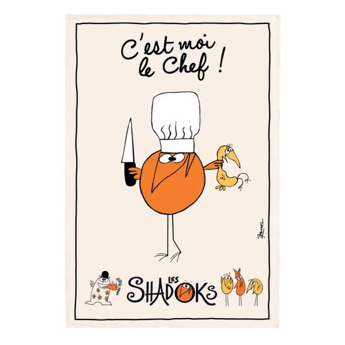 Torchon Shadoks Grand Chef Ecru 48 X 72 Cm Winkler