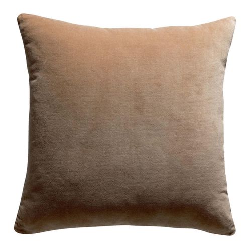 Coussin Uni Elise Camel 45 X 45 Cm Vivaraise