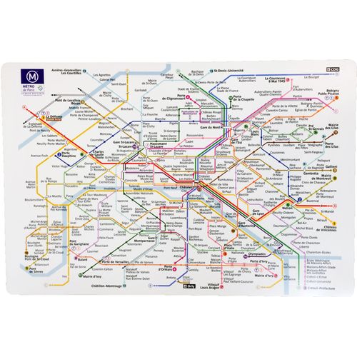 Set De Table Plastique Ratp Assortis 45 X 30 Cm Winkler