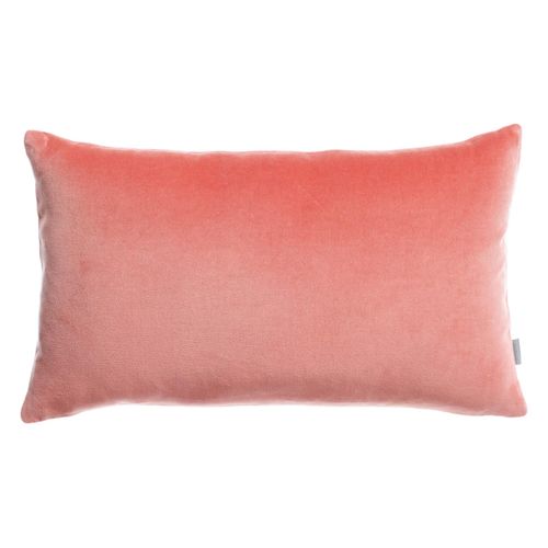 Coussin Uni Elise Peche 30 X 50 Cm Vivaraise