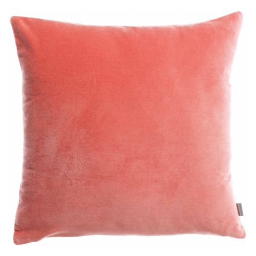 Coussin Uni Elise Peche 45 X 45 Cm Vivaraise