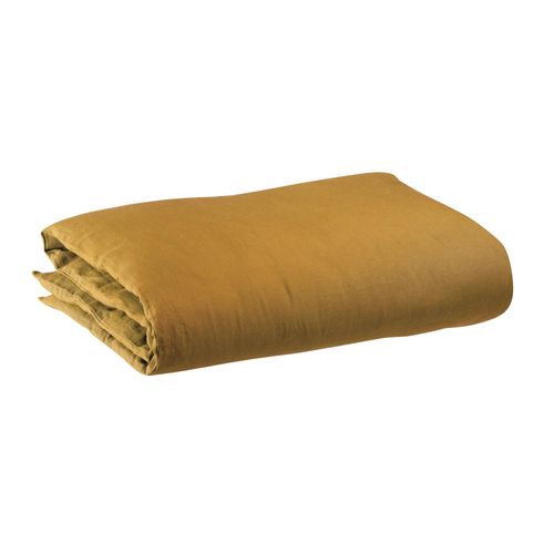Housse De Couette Stonewashed Zeff Bronze 240 X 220 Cm Vivaraise