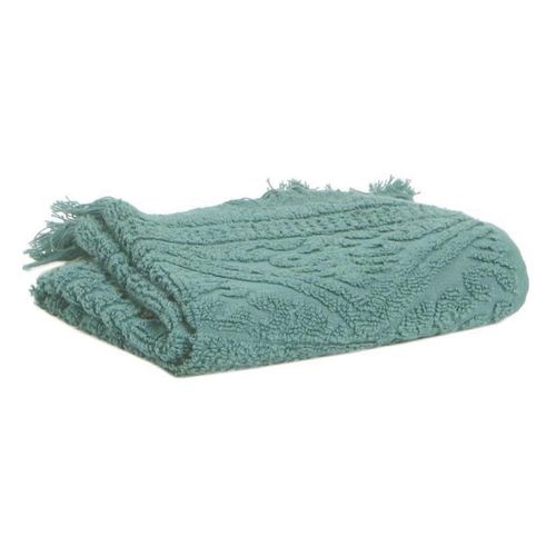 Drap De Bain Zoe Vert De Gris 100 X 180 Cm Vivaraise