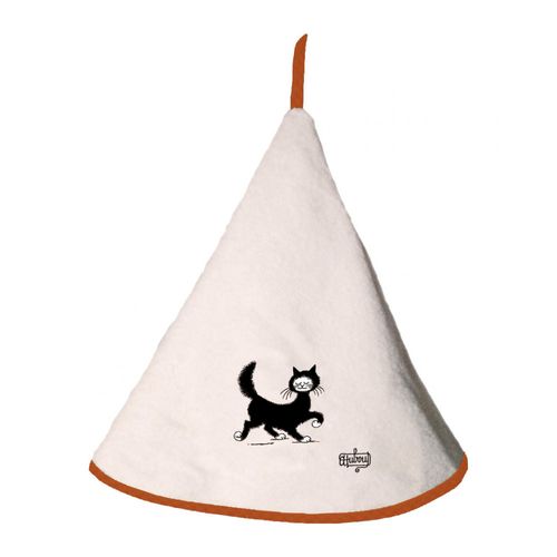 Essuie Mains Dubout Chat Balade Ivoire Diameter 60 Cm Winkler