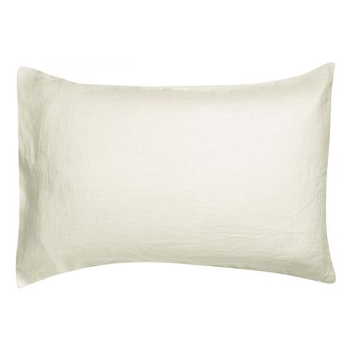 Taie D'oreiller Stonewashed Zeff Craie 50 X 75 Cm Vivaraise