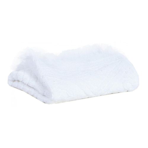 Drap De Douche Zoé Neige 70 X 140 Cm Vivaraise
