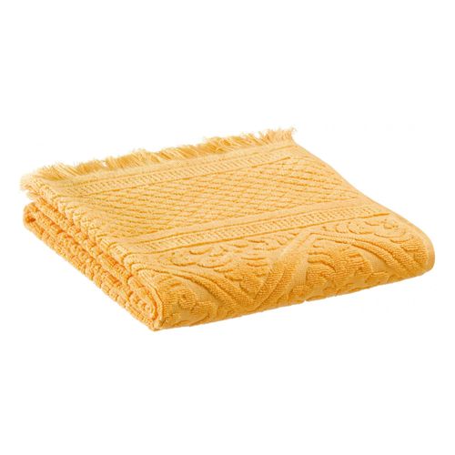 Drap De Bain Uni Zoe Mimosa 100 X 180 Cm Vivaraise