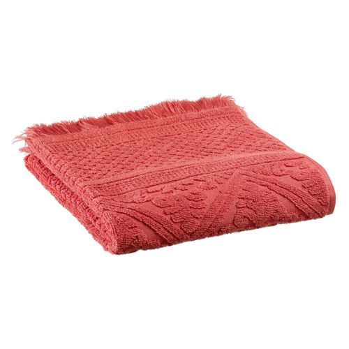 Serviette De Toilette Uni Zoé Brique 50 X 100 Cm Vivaraise