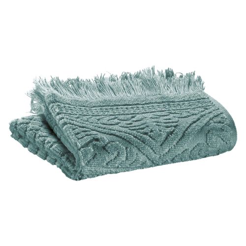 Serviette Invite Zoe Vert De Gris 30 X 50 Cm Vivaraise