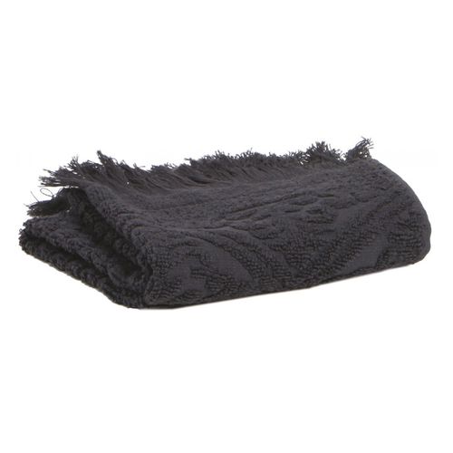 Serviette De Toilette Zoé Carbone 50 X 100 Cm Vivaraise