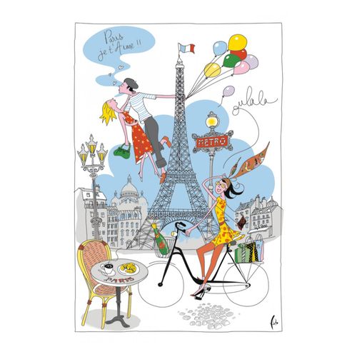 Torchon La Parisienne Blanc 72 X 48 Cm Winkler