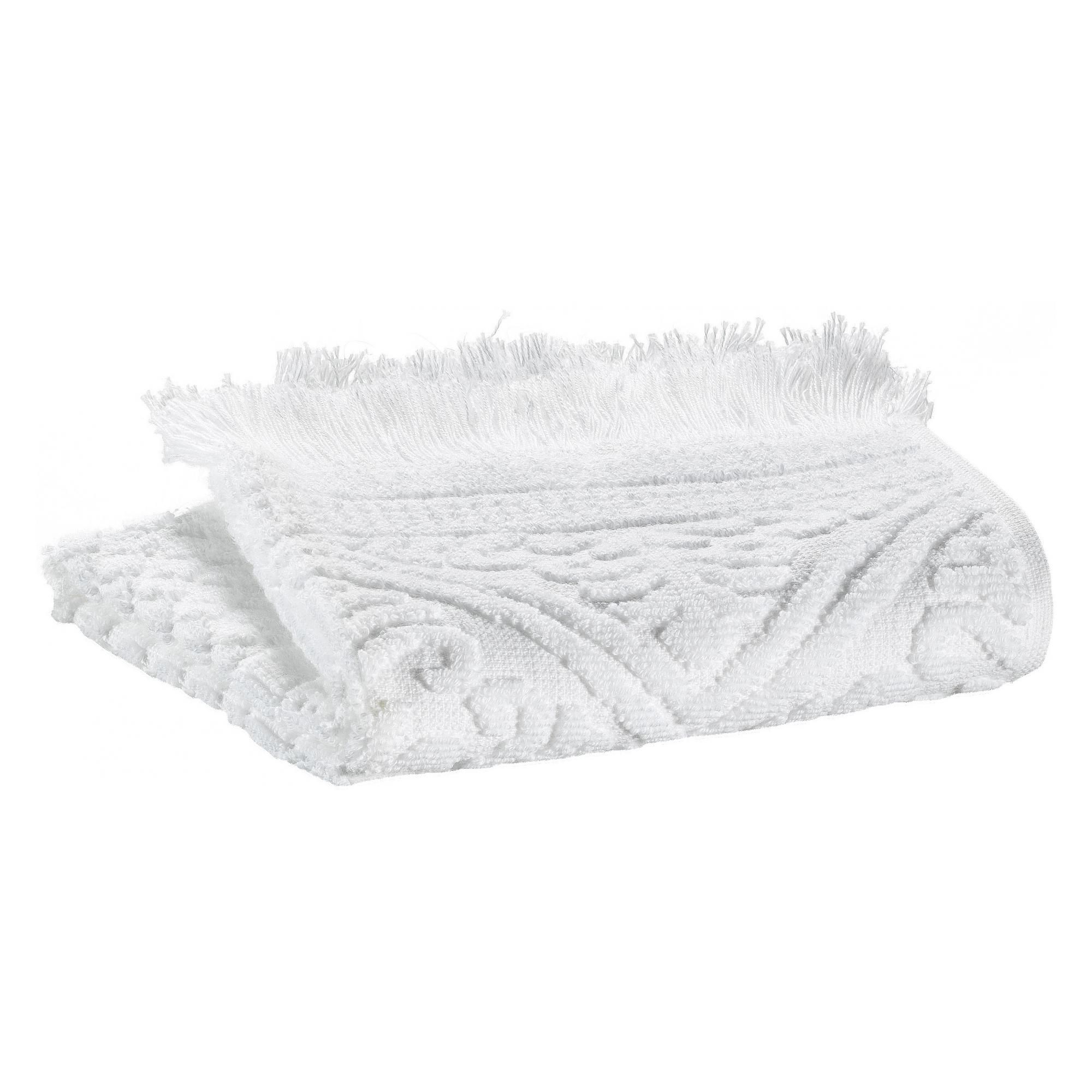 Serviette Invité Zoé Neige 30 X 50 Cm Vivaraise