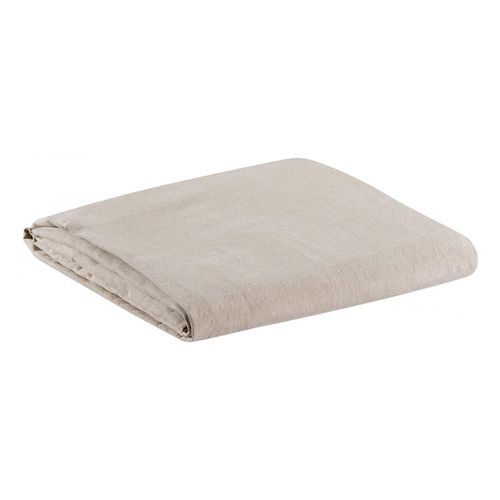 Drap Housse Stonewashed Zeff Naturel 140 X 190 X 30 Cm Vivaraise