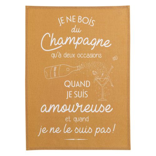 Torchon Amoureuse Ocre 50 X 70 Cm Winkler