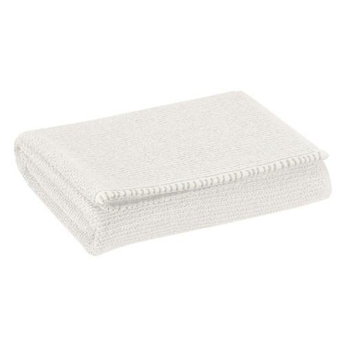 Drap De Douche Bora Neige 70 X 130 Cm Vivaraise