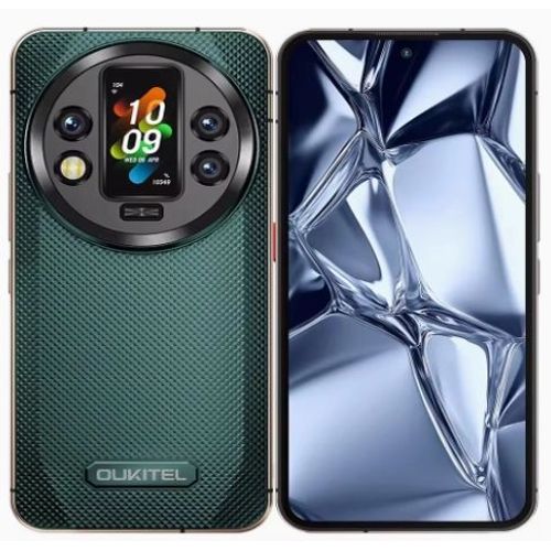 OUKITEL WP200 Pro 5G Téléphone Portable Incassable avec Montre Connectée, 72GO+1TO Vert