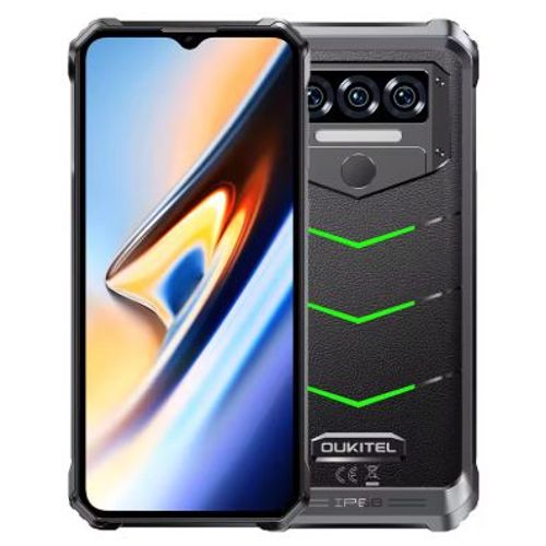 OUKITEL WP38 4G Téléphone Portable Incassable,12Go+256Go Vert