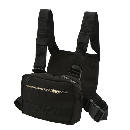 Sac De Poitrine Avant, Gilet, Pochette, Radio, Equipement De Poitrine, Resistant A La Pluie, Pour Le Sport, La Course A Pied En Plein Air