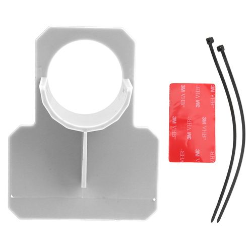 Supports de tuyaux de piscine en plastique technique pour tuyau d'evacuation d'eau, gris