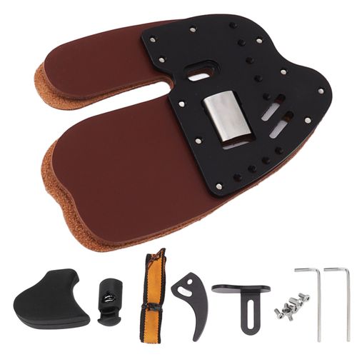 Protege-Doigts En Cuir Pour Tir A L'arc, Protection Des Doigts Pour Arc Classique, Entrainement Au Tir En Exterieur, Noir, Marron, Taille M