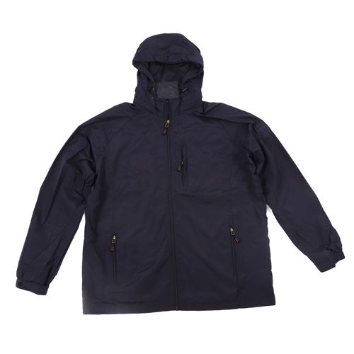 Veste Technique Fine A Fermeture Eclair Bleu Fonce Pour Homme, Sechage Rapide, Ideale Pour La Randonnee, La Peche Et L'exterieur.