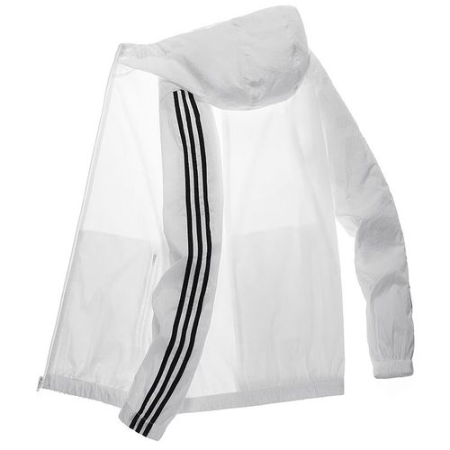 Sweat A Capuche Leger Et Respirant Pour Homme, Protection Solaire, Ideal Pour L'ete Et Les Voyages, Blanc, Taille Xxl