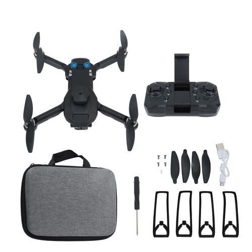 Drone Pliable Sans Balais Ls Ks11, Double Camera 4k, Anti-Interference, Professionnel, Pour Adultes En Exterieur