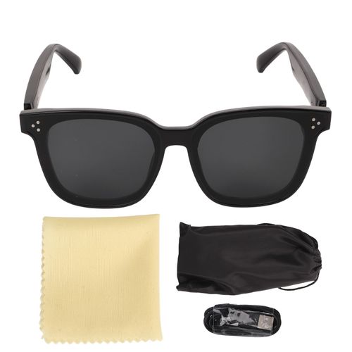 Lunettes De Soleil Bluetooth Sans Fil, Lunettes Intelligentes, Lunettes Vocales Tactiles, Lunettes De Soleil A Monture Sonore