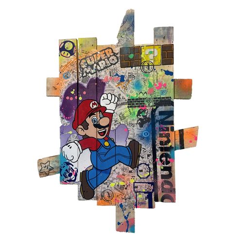 Tableau Pop Art Mario Bros