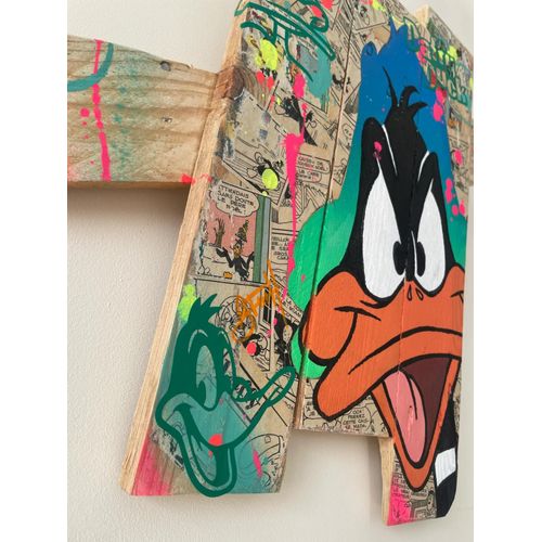 Tableau Pop Art Daffy Duck