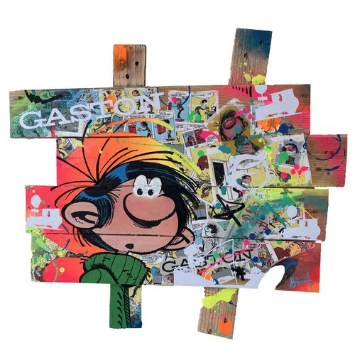 Tableau Pop Art Gaston Lagaffe