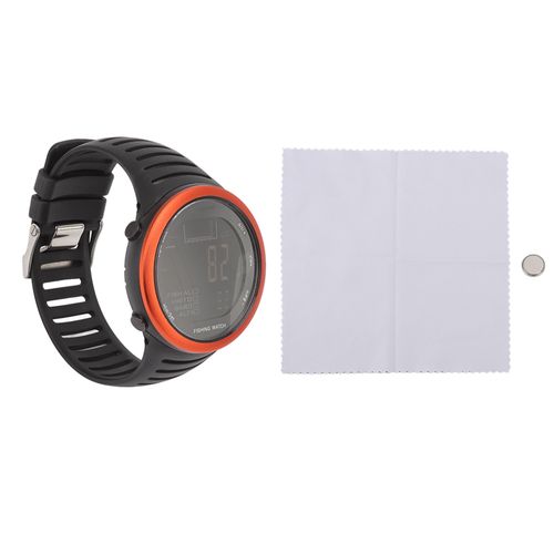 Montre De Peche Multifonctionnelle, Barometre, Etanche, Altimetre, Pression Atmospherique, Thermometre, Fr720b, Orange