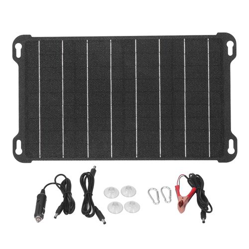 Chargeur De Panneau Solaire Etfe 15 W 5 V 18 V Type C Usb Portable Pour Batterie De Telephone Portable