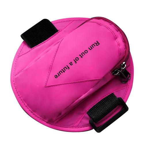 Brassard De Telephone Etanche Pour Course A Pied, Sport En Plein Air, Rose Rouge