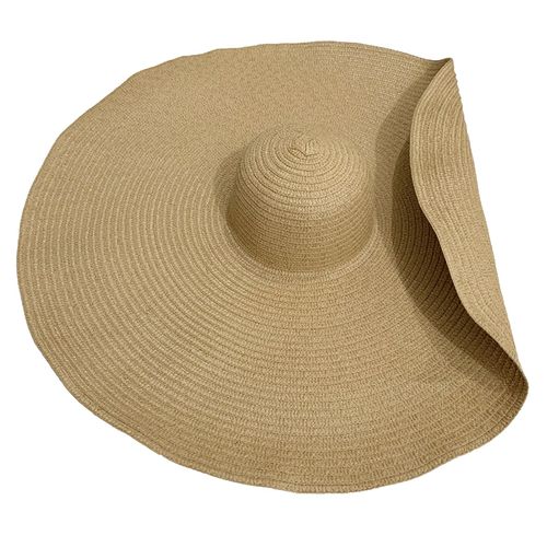 Chapeau Bob D'ete Multicolore En Option, Chapeau De Soleil Enroulable Souple Pour Femme, Chapeau Bob En Paille Pour La Plage, Couleur Primaire
