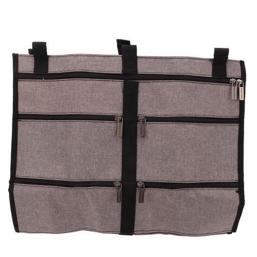 Cintre de securite en tissu abrasif 600D resistant a l'usure et a la salete, pochette cachee, pour la maison et les voyages, gris