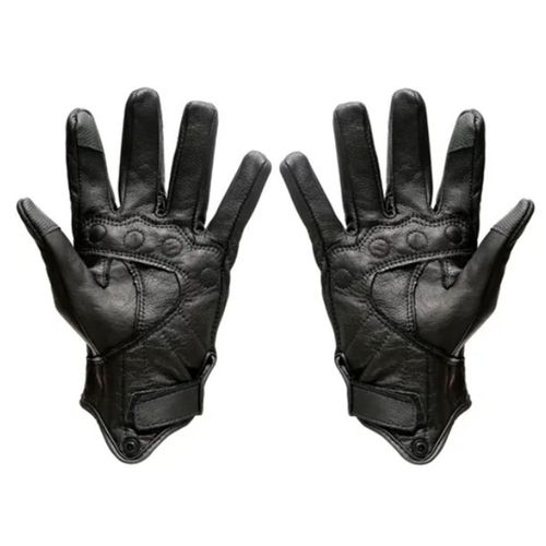 Gants En Cuir A Doigts Longs, Protection Du Dos Et Des Articulations, Gants Chauds Pour Moto Et Cyclisme
